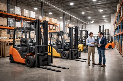 Peças de empilhadeira com maior risco de falha por uso intensivo